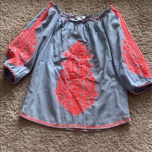 Christophe Sauvat embroidered top S